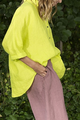 Blouse 308 - 100% Hennep - 130LEMONADE - 60230110034