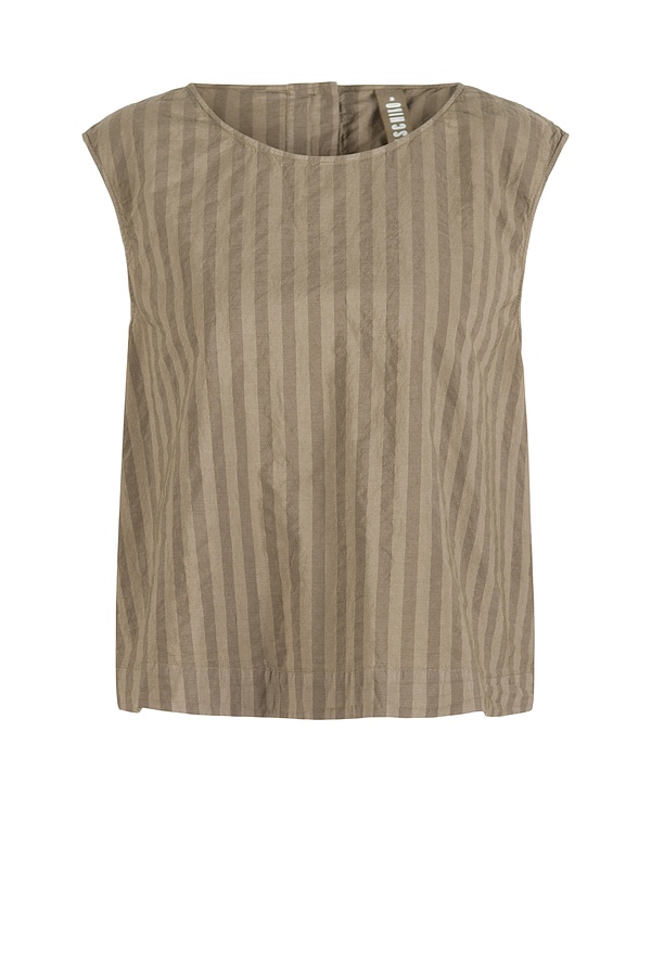 Blouse 509 - Pure Cotton with Chambray Stripes - 770BRANCH - 60250110036