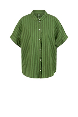 Blouse 510 - Pure Cotton with Chambray Stripes - 740GARDEN - 60250110037