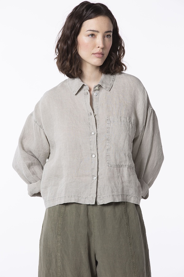 Bluse 505 - Ren hamp - 122NETTLE - 60250110017