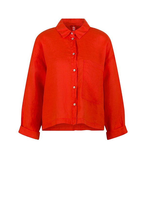 Bluse 505 - Ren hamp - 240POPPY - 60250110017