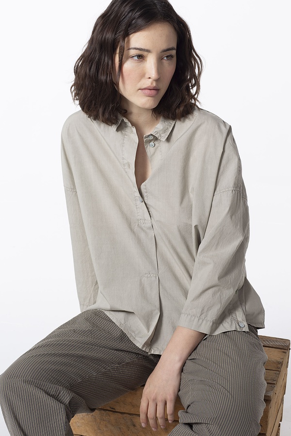 Bluse 507 - Baumwollpopeline - 122NETTLE - 60250110034