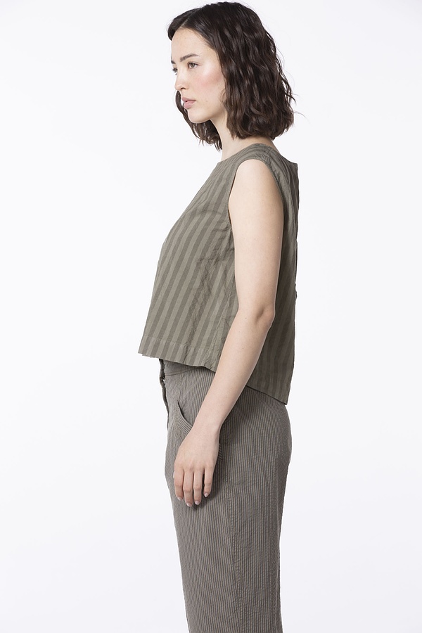 Bluse 509 - Reine Baumwolle mit Chambraystreifen - 770BRANCH - 60250110036