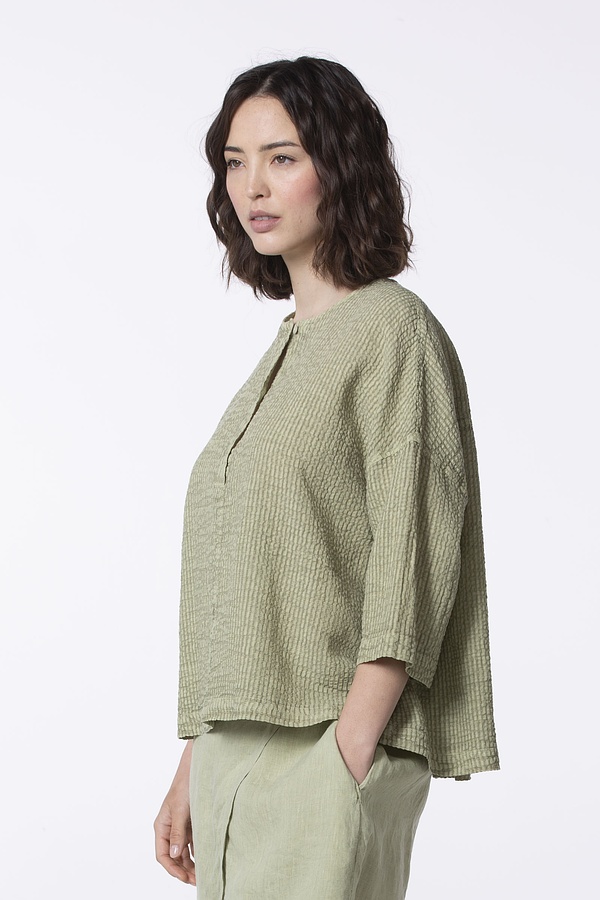 Bluse 515 - Leinen-Baumwollmischung - 132DAFFODIL - 60250110066