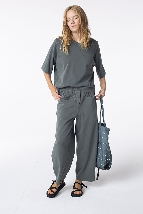 Trousers Federra / Cotton Jersey 672ENAMEL