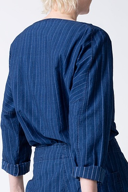 Halenka 102 wash - 100% Striped Cotton Denim - 570DENIM - 60210710007