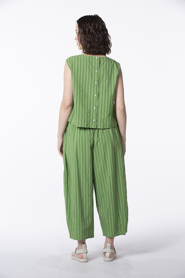 Hose 510 - Reine Baumwolle mit Chambraystreifen - 740GARDEN - 60250110029