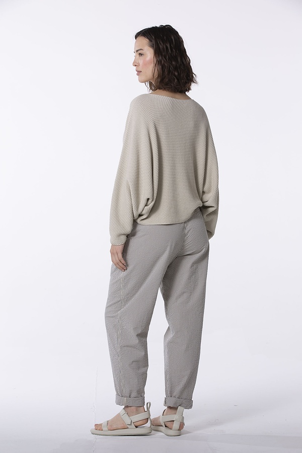 Hose 511 - Reine Baumwolle mit Seersucker Streifen - 120NETTLE - 60250110030