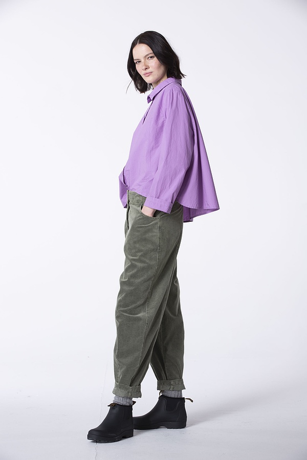 Trousers Waave / 100% Cotton Cord 642FERN