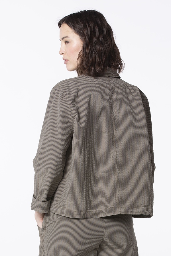 Jacke 501 - Reine Baumwolle mit Seersucker Streifen - 770BRANCH - 60250110033