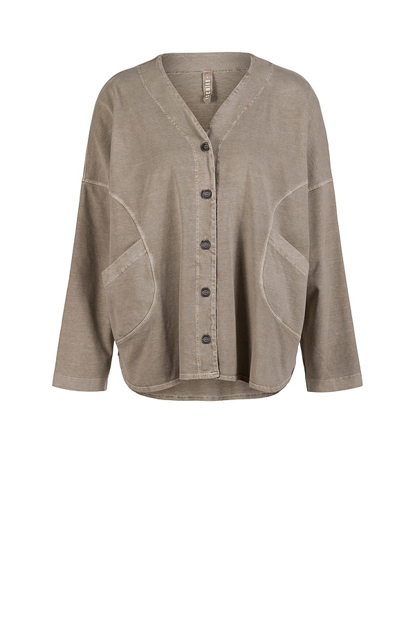 Jacke 505 - Reiner Baumwolljersey - 122NETTLE - 60250110045