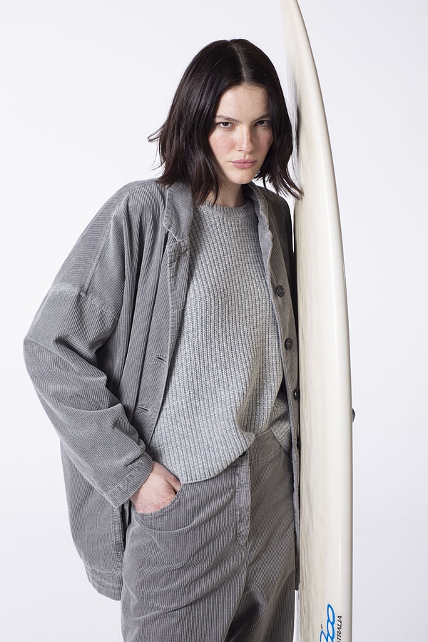 Jacket Isebeg / 100% Cotton Cord 922PEBBLE