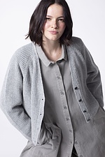 Jacket Laveeo / Wool-viscose blend with cashmere 920PEBBLE