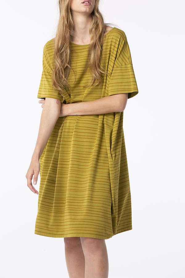 Jurk 213 - Elastisch Katoen - 740OLIVE - 60220110036