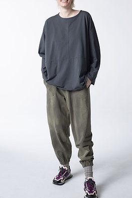 Kalhoty 101 - Tie-Dye Cotton-Sweat - 762MOSS - 60210710155