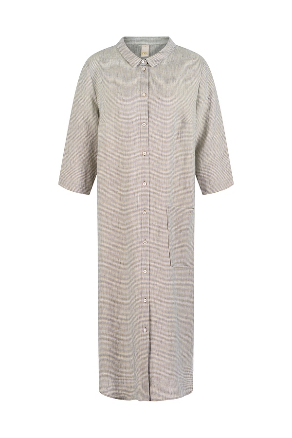 Kleid 501 - Leinen Karo - 760WEED - 60250310010