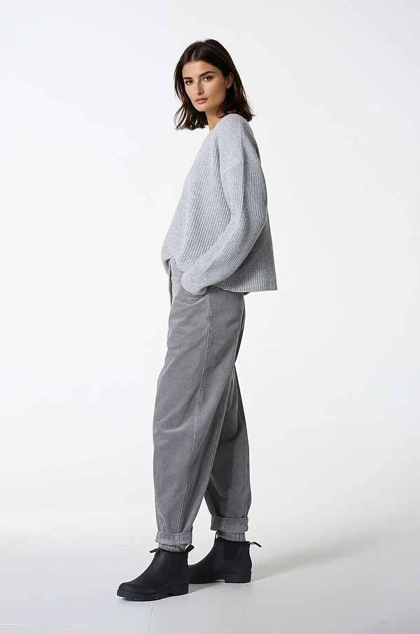 Pullover 301 - Wool-viscose blend with cashmere - 920PEBBLE - 60230713001