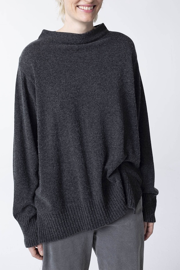 Pullover Hildebranda / Wool-Viscose Blend with Cashmere 980CHARCOAL