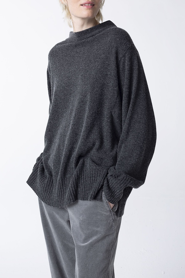 Pullover Hildebranda / Wool-Viscose Blend with Cashmere 980CHARCOAL