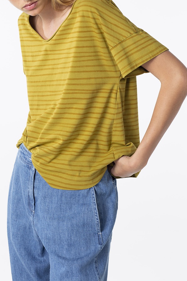 Shirt 201 - Elastisch Katoen - 740OLIVE - 60220110081