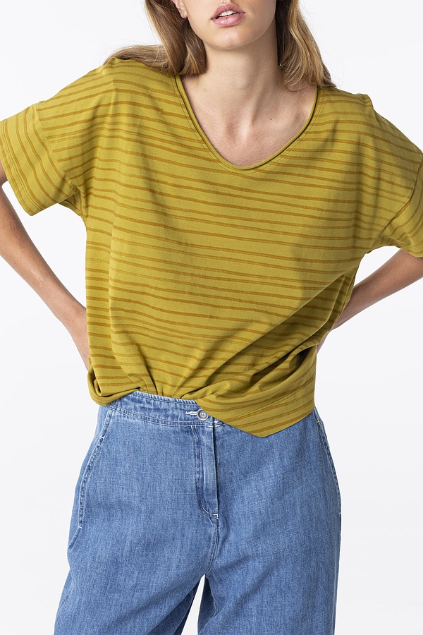 Shirt 201 - Elastisch Katoen - 740OLIVE - 60220110081