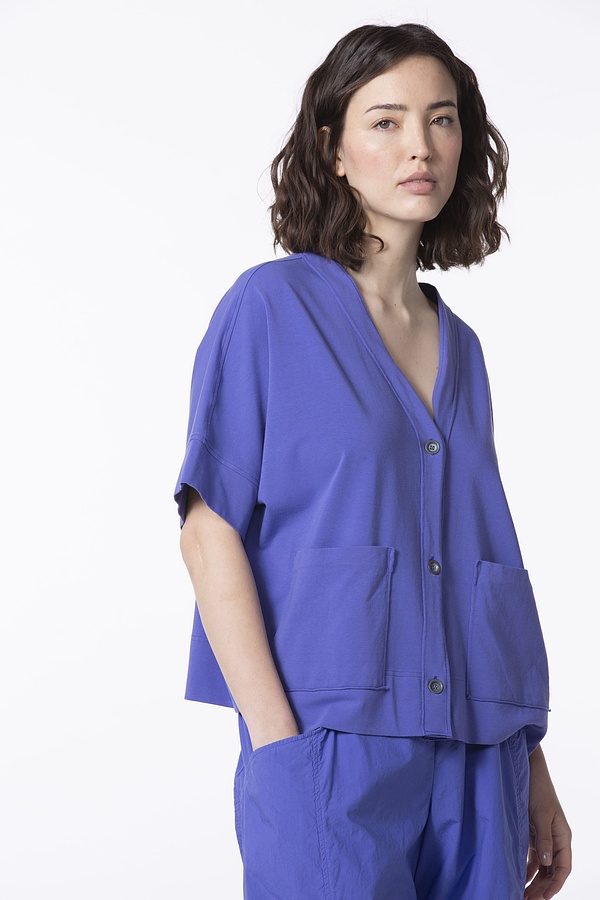 Shirt 505 - Baumwoll Stretch Jersey - 380IRIS - 60250110022