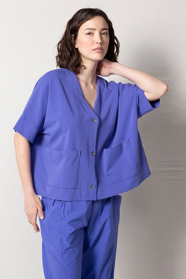Shirt 505 - Cotton Stretch Jersey - 380IRIS - 60250110022