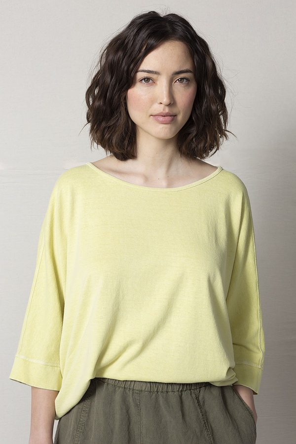 Shirt 516 - Hanf- und Bio-Baumwolljersey - 132DAFFODIL - 60250110065