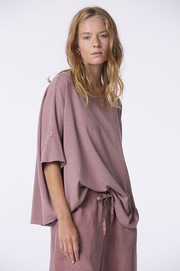 Shirt Bries / Hemp - Organic-Cotton Jersey 332DUSTY ROSE