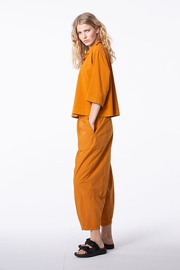 Trousers 401 - Cotton Poplin - 252CINNAMON - 60240110001