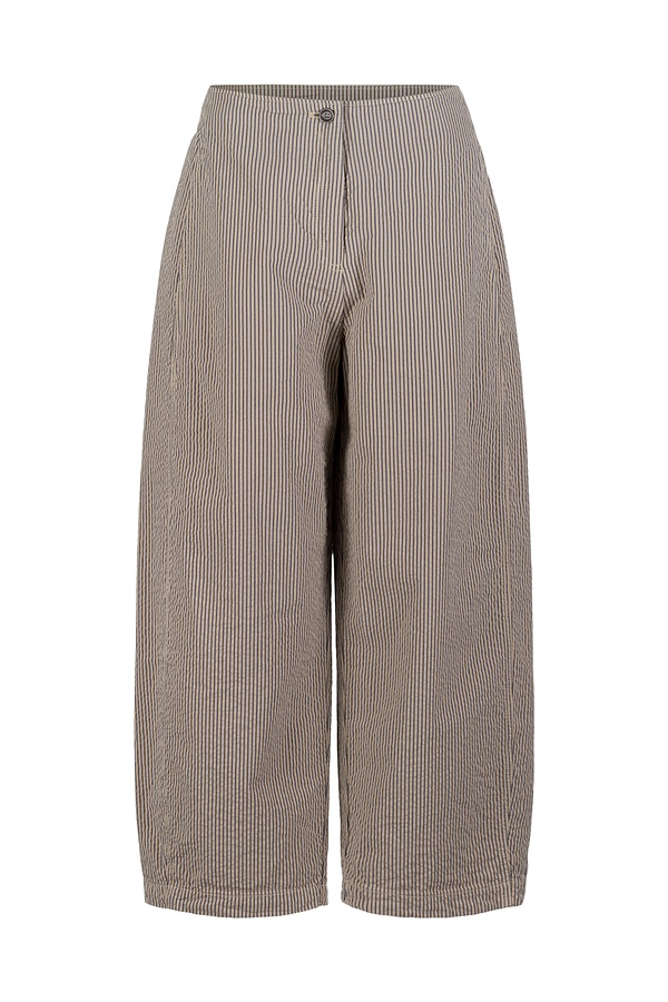 Trousers 506 - Pure Cotton with Seersucker Stripes - 120NETTLE - 60250110018