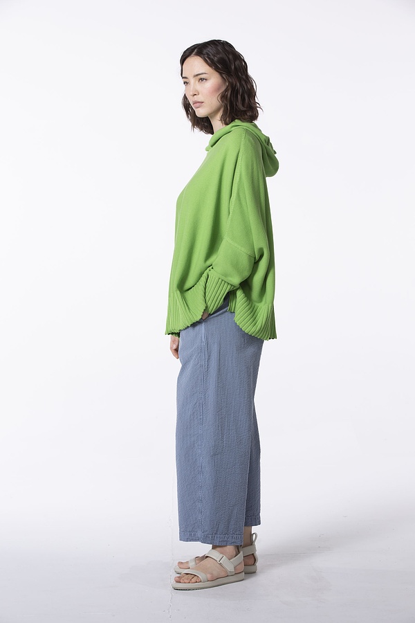Trousers 506 - Pure Cotton with Seersucker Stripes - 422PHLOX - 60250110018