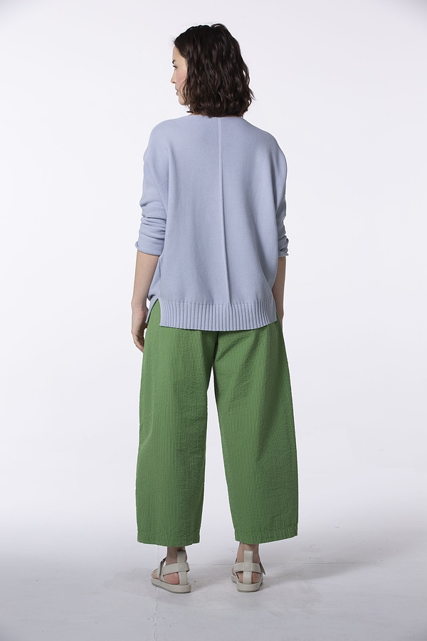 Trousers 506 - Pure Cotton with Seersucker Stripes - 740GARDEN - 60250110018