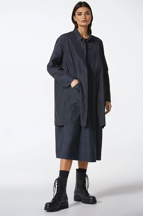 Blouse 312 - Recyled polyester mix - 490NAVY - 10230710071