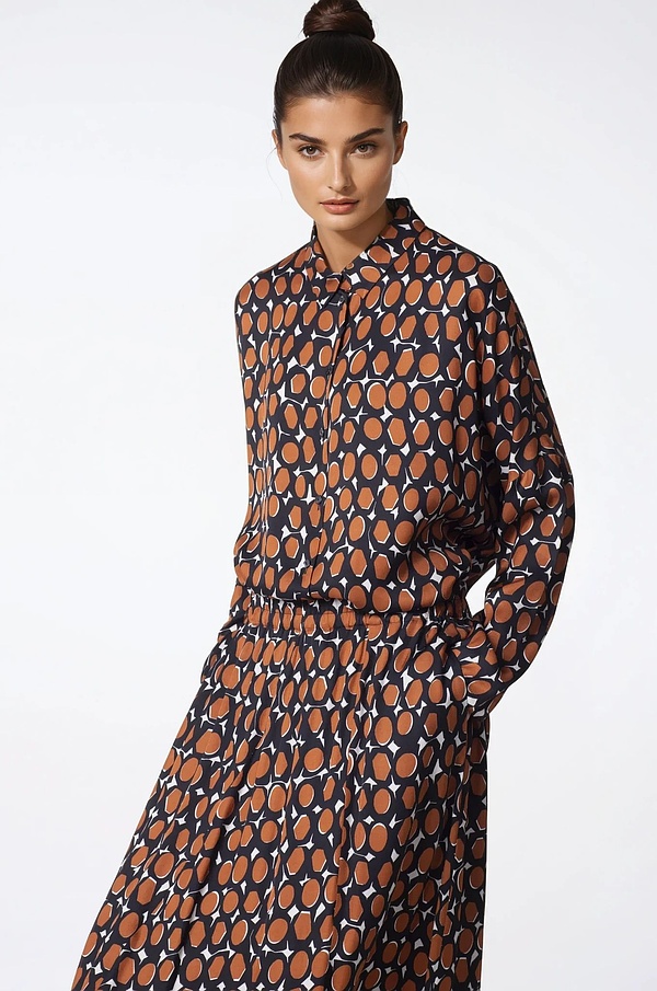 Blouse 314 - 100% viscose - 230TERRACOTTA - 10230710094