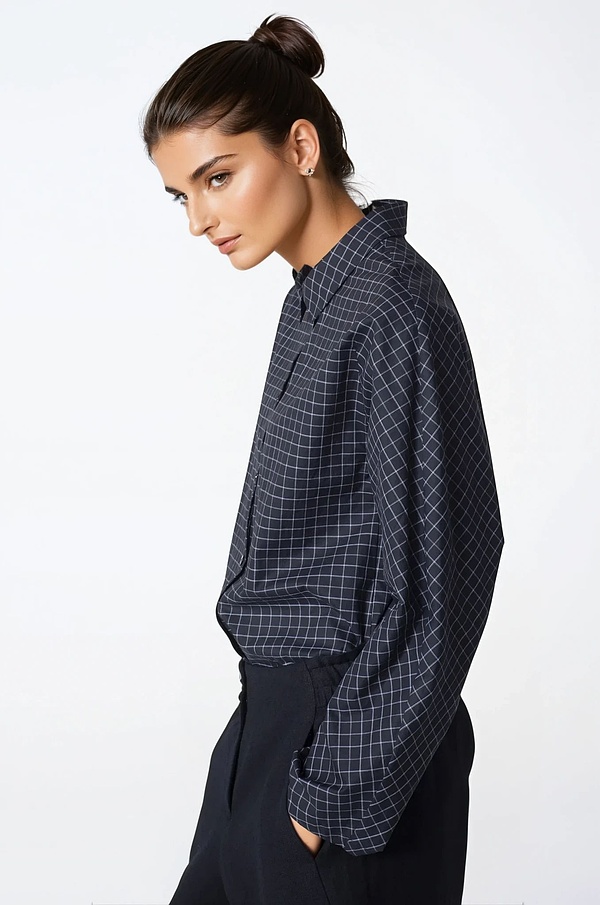 Blouse 316 - 100% Katoen - 990BLACK - 10230710115