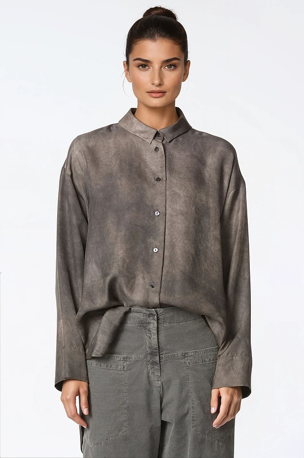 Blouse 321 - Modal-Cupro mixture - 860BARK - 10230710120
