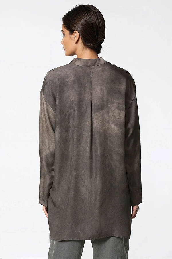 Blouse 321 - Modal-Cupro mixture - 860BARK - 10230710120
