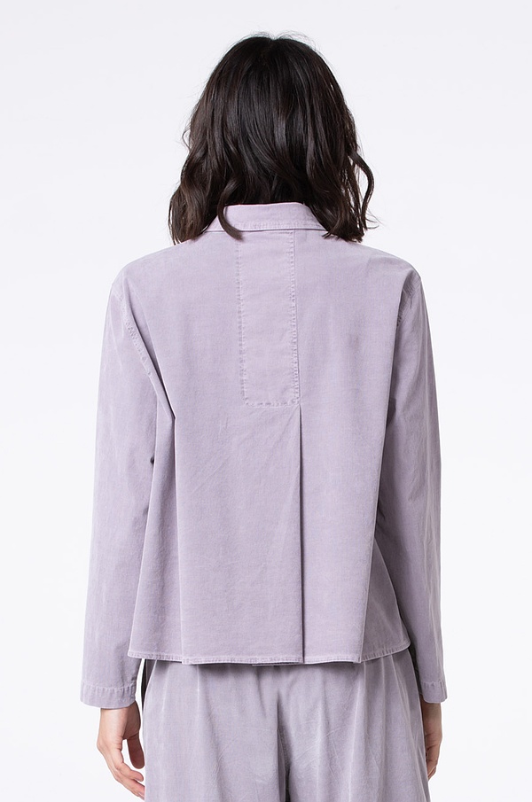 Blouse 517 - Cotton needlecord with stretch - 322ORCHID - 10250710089