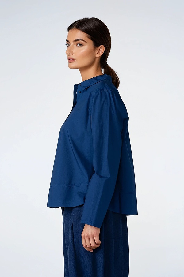 Blouse 517 - Cotton Poplin - 470ECLIPSE - 10250110079