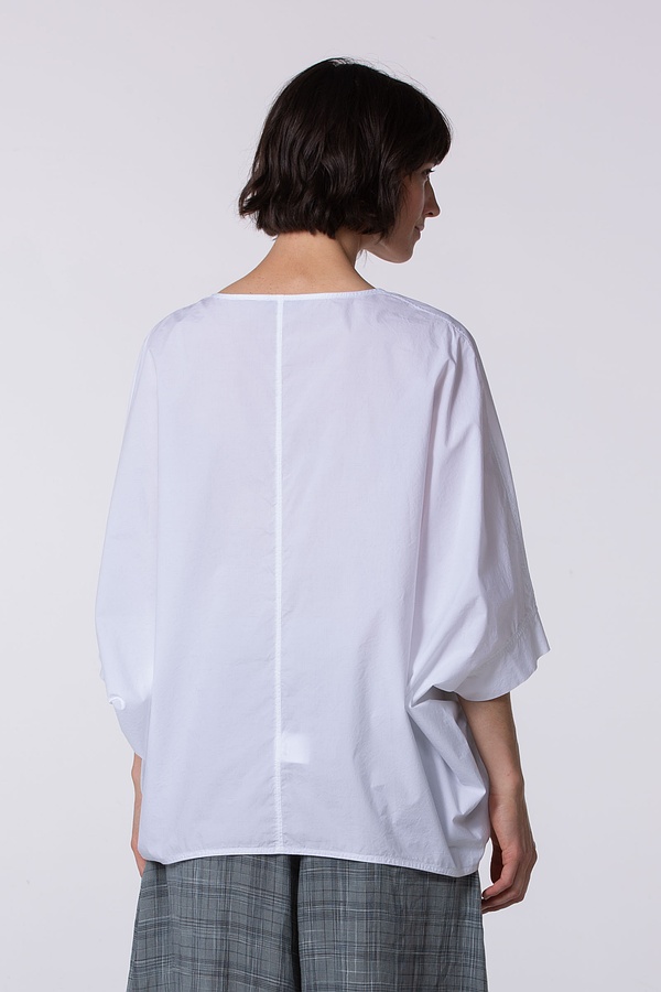 Blouse 518 - Cotton Poplin - 100WHITE - 10250110080