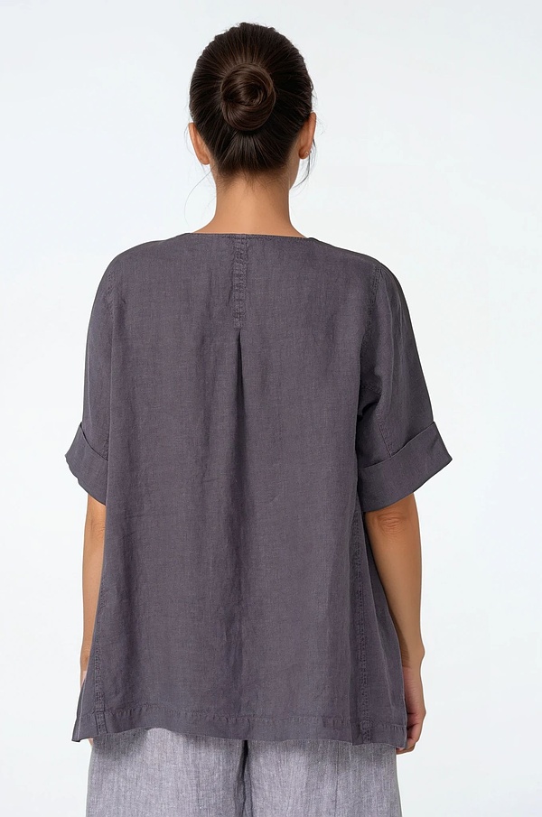 Blouse 519 - Pure Linen - 882METAL - 10250110108