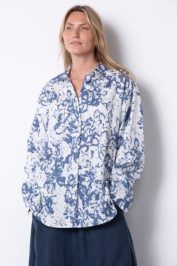 Blouse 531 - Garden' Print on Linen - 570DENIM - 10250110147