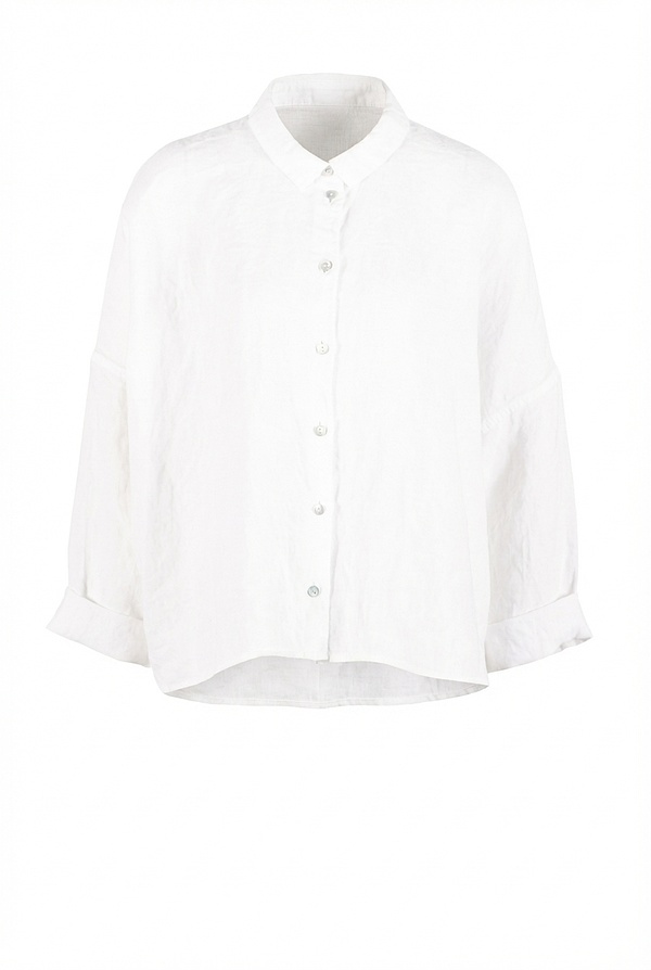 Blouse 532 - Pure Linen - 103WHITE - 10250110148