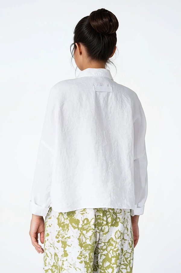 Blouse 532 - Pure Linen - 103WHITE - 10250110148