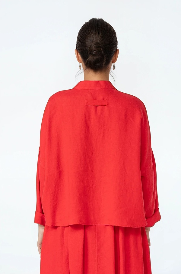 Blouse 532 - Pure Linen - 350DAHLIA - 10250110148