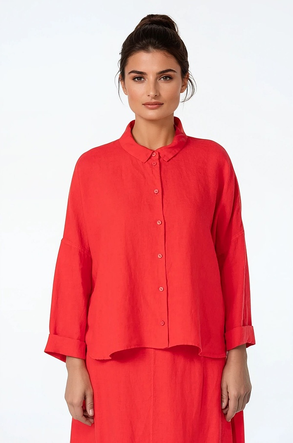 Blouse 532 - Pure Linen - 350DAHLIA - 10250110148