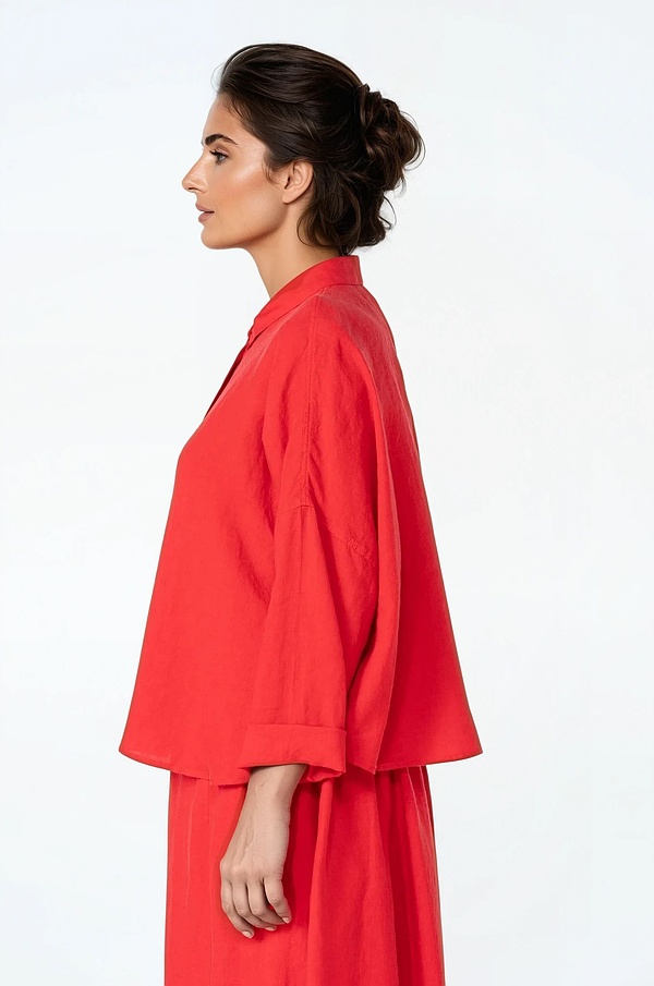 Blouse 532 - Pure Linen - 350DAHLIA - 10250110148