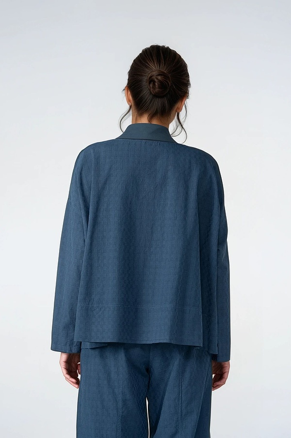 Blouse 533 - Two-tone Dobby in Pure Cotton - 570DENIM - 10250110149