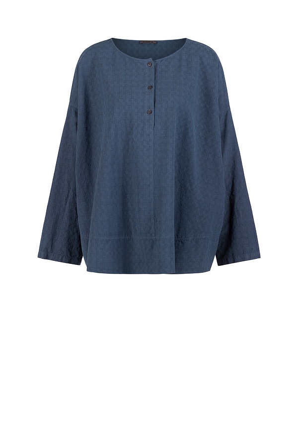Blouse 533 - Two-tone Dobby in Pure Cotton - 570DENIM - 10250110149